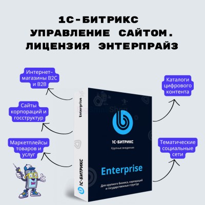 1С-Битрикс: Управление сайтом. Лицензия Энтерпрайз - купить в Большой Коклала